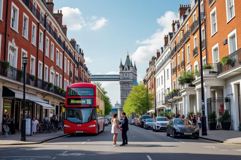 Prix du mètre carré à Londres : contraste entre quartiers populaires et premium