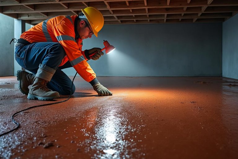 Eau dans un vide sanitaire sur terrain argileux : comment régler le problème ?